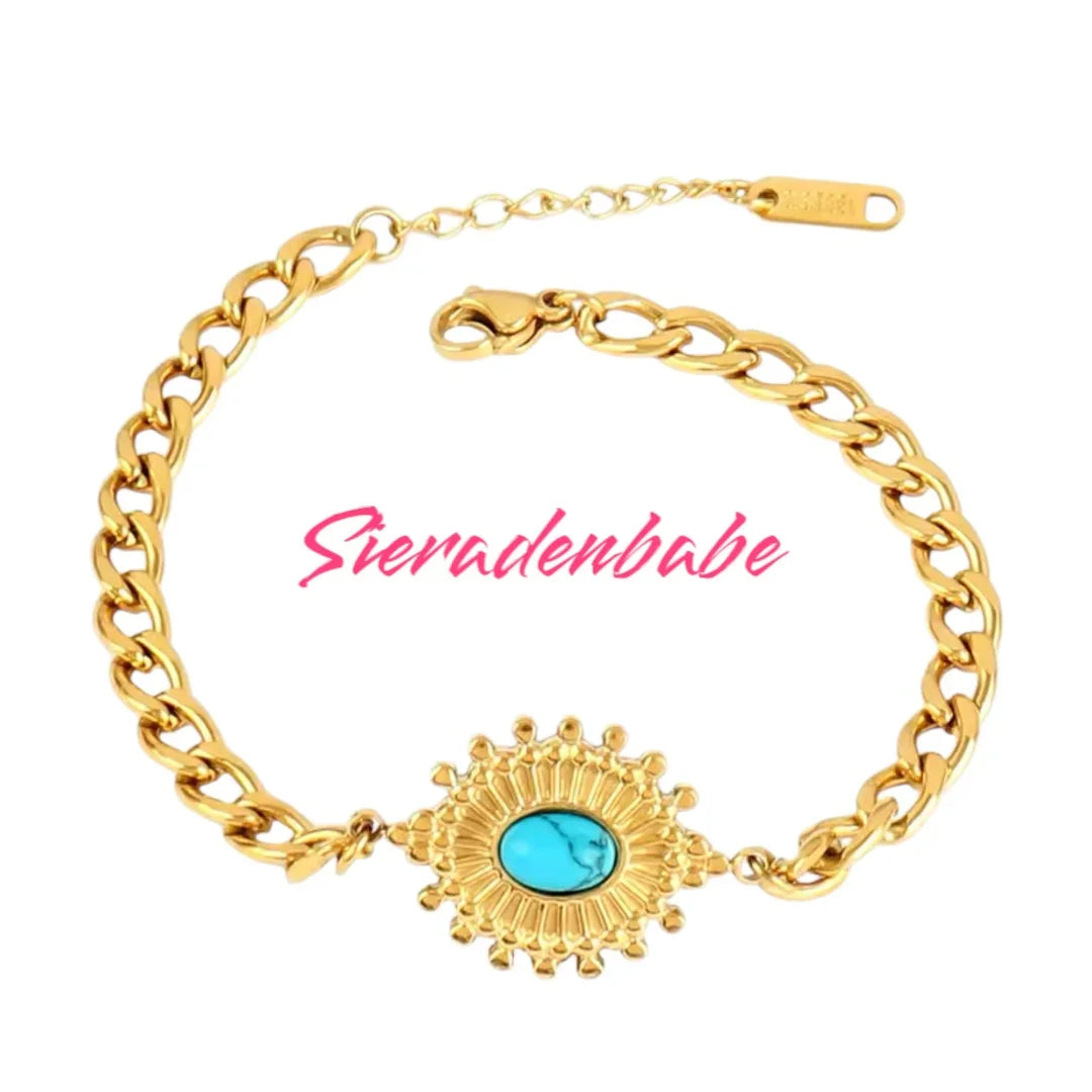 Gouden armband jessica - | SIERADENBABE
