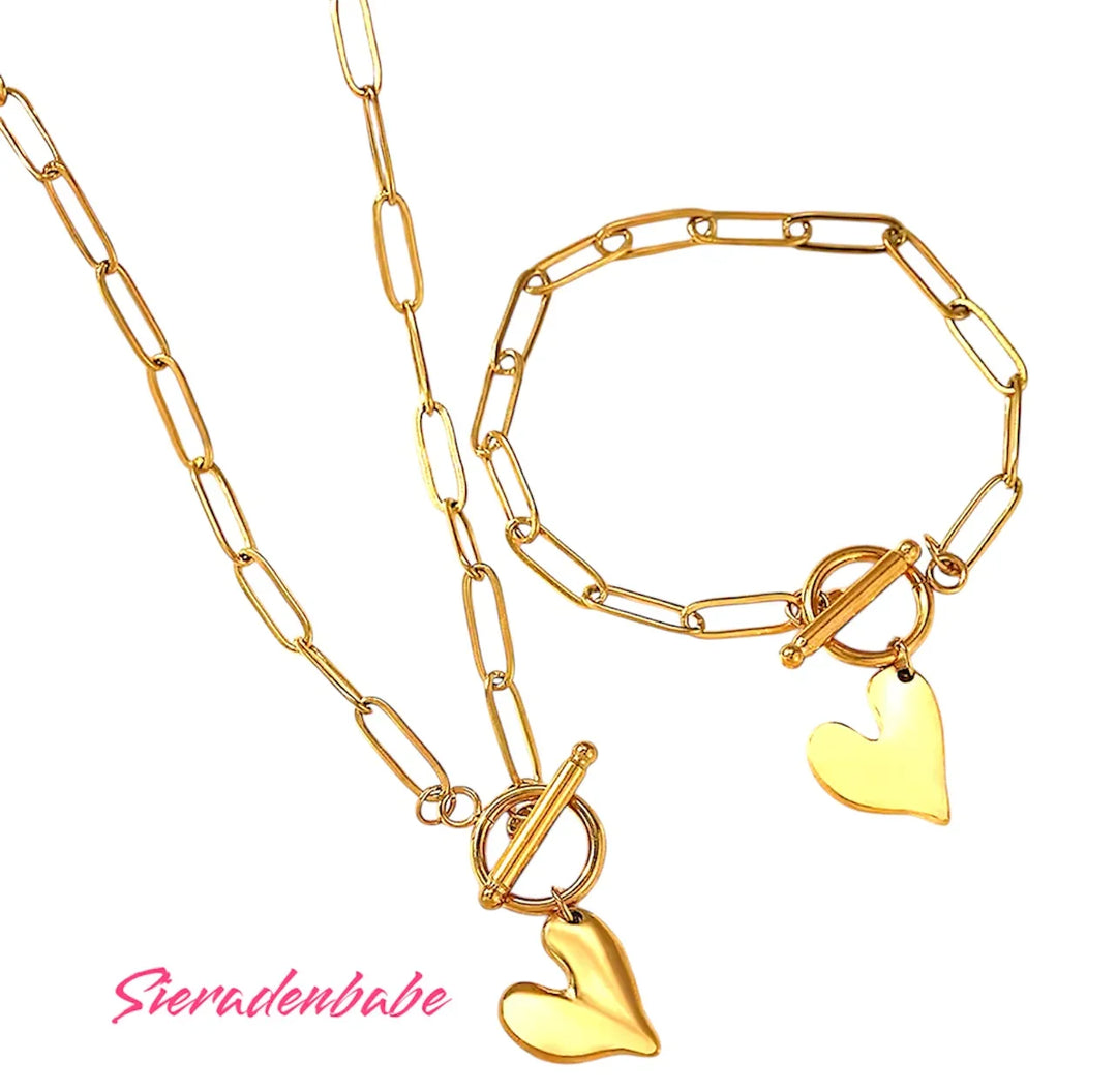 Sieraden set heartline - SIERADENBABE