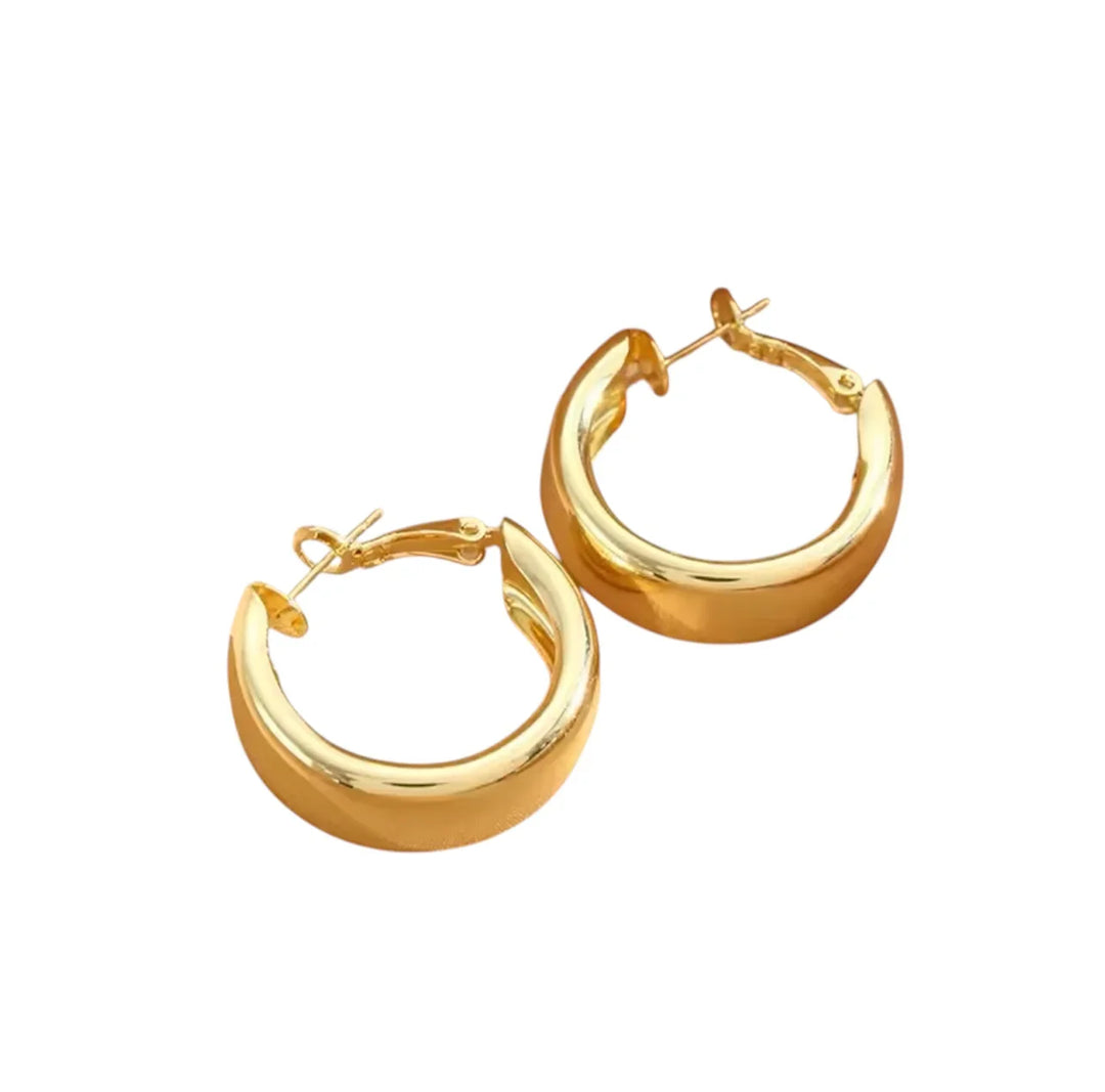 Gouden oorbellen serene - SIERADENBABE