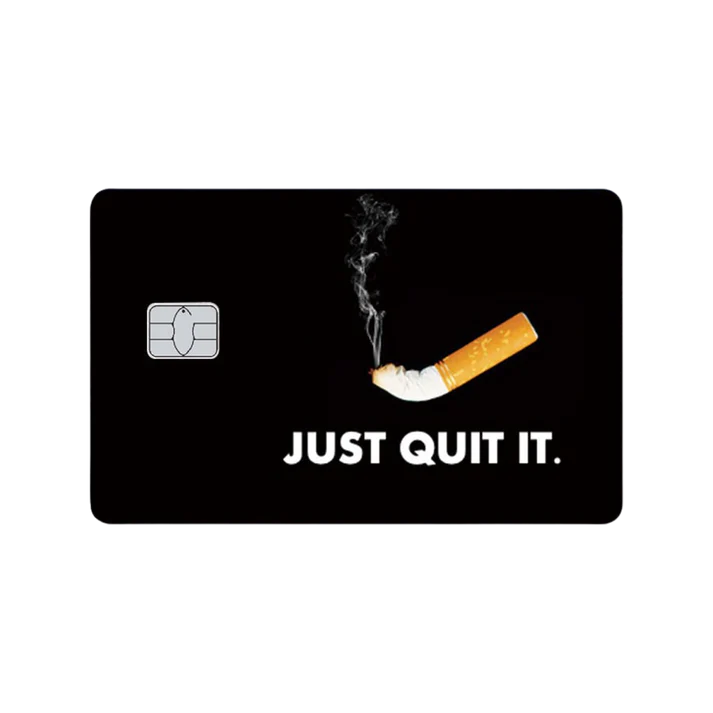 Just quit it betaalpas sticker