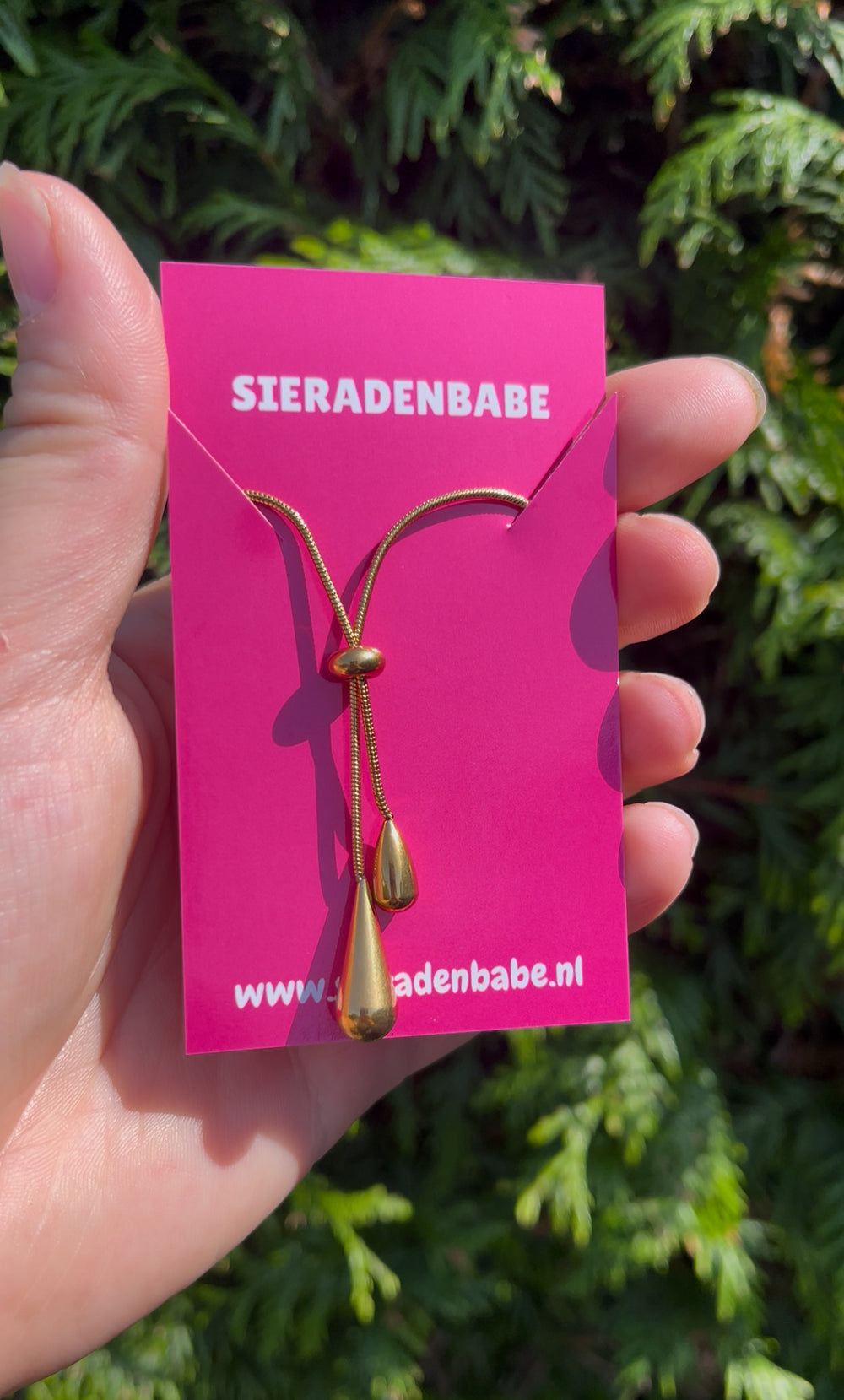 Gouden ketting honey gold