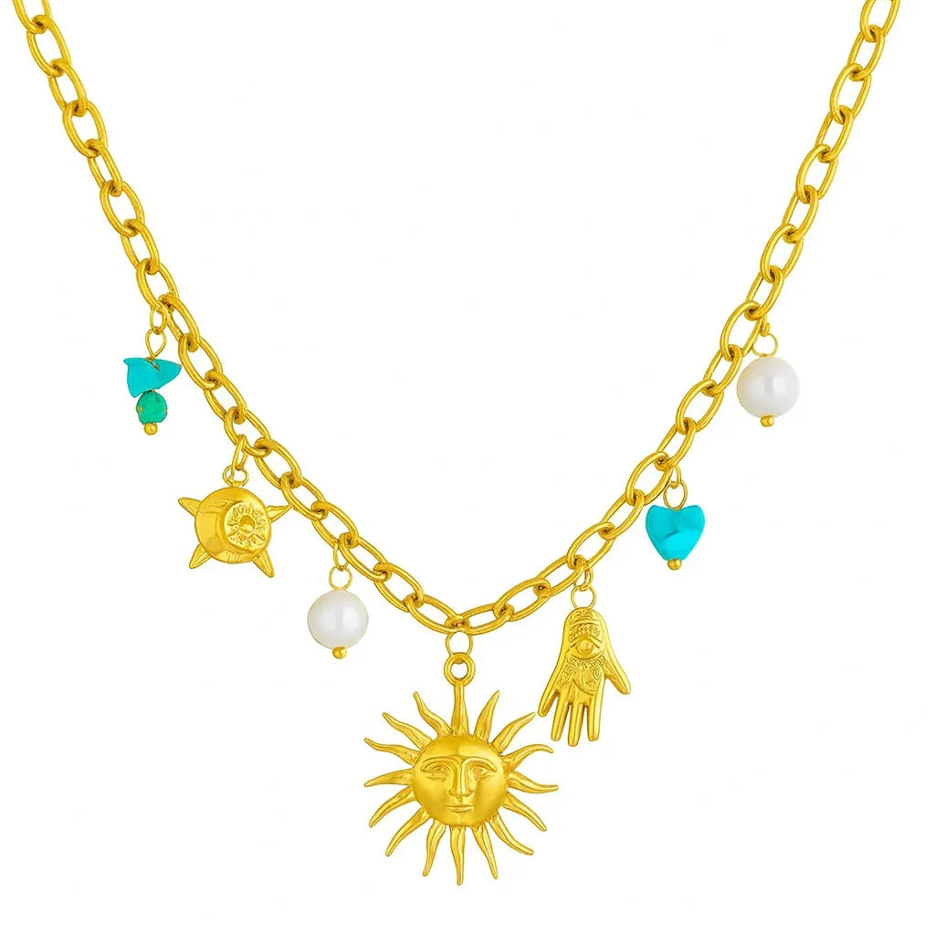 Bedelketting Turqoise -  | SIERADENBABE