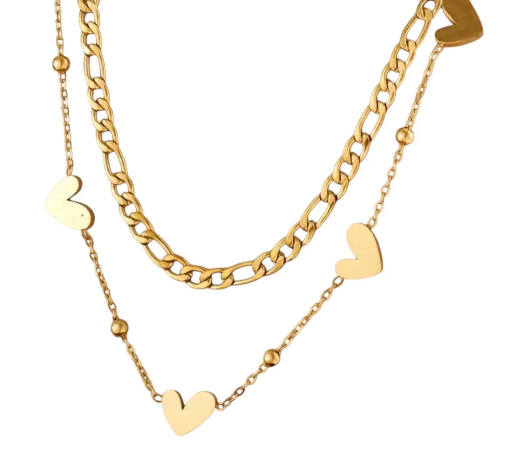 Heart drop ketting -  | SIERADENBABE