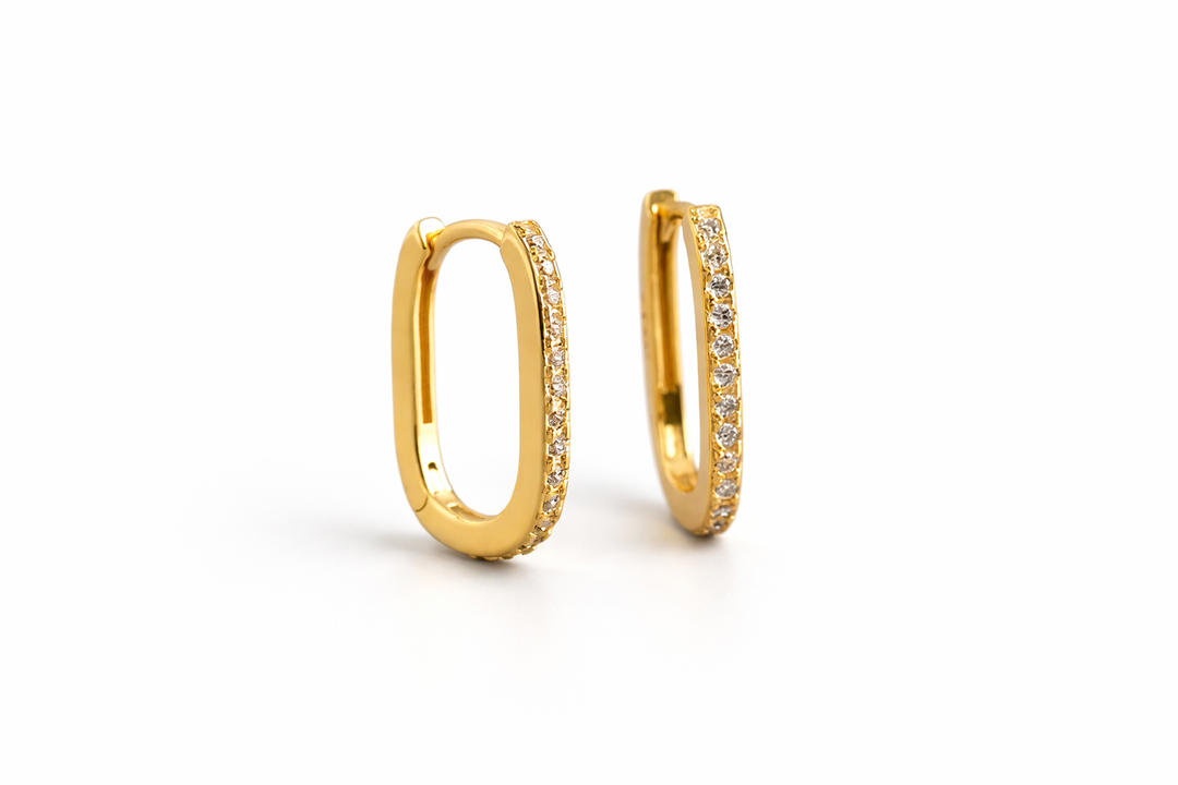 Honey gold oorbellen