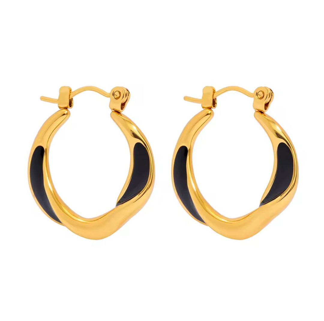 Fully moon oorbellen