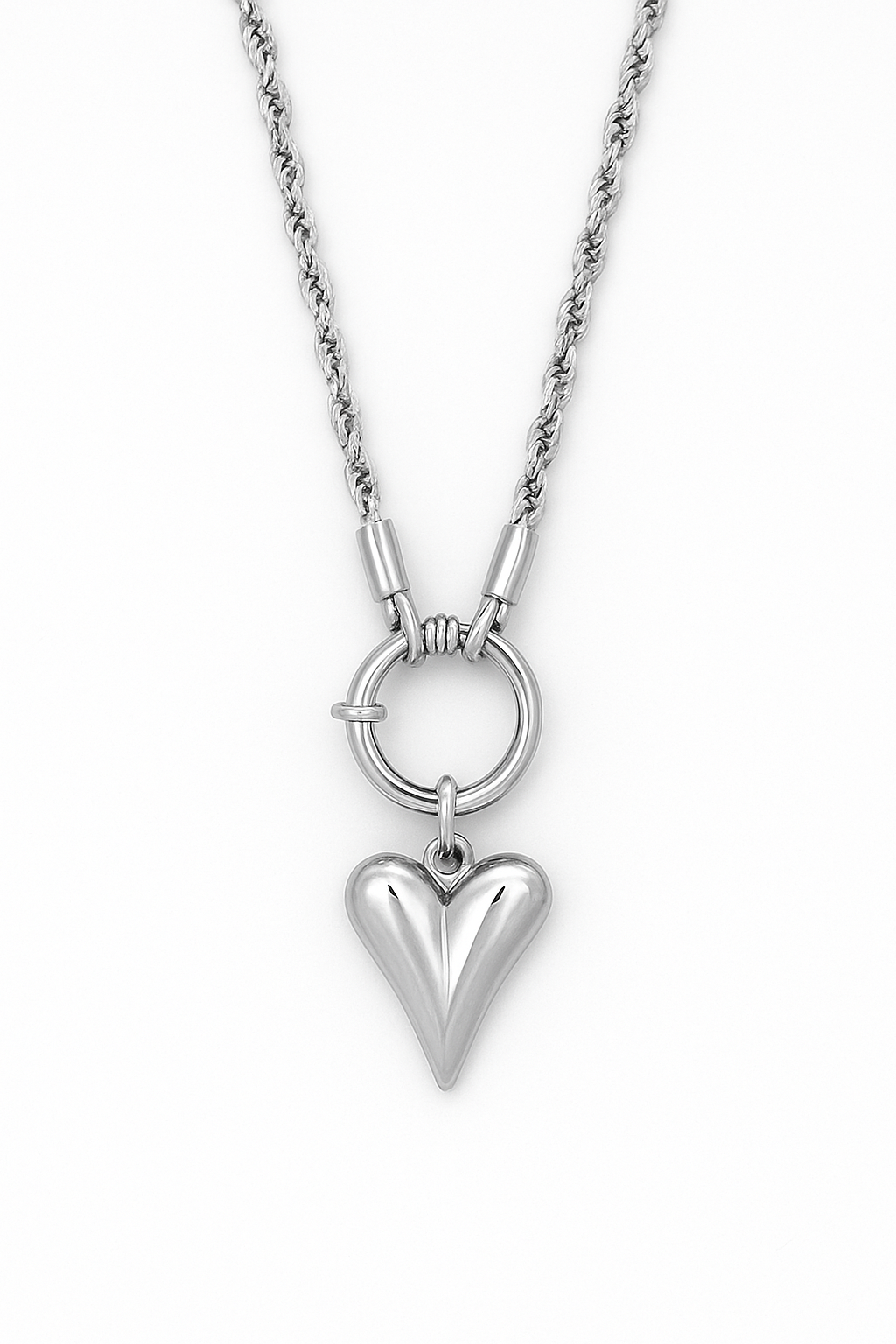 Silver Grace Heart Ketting - SIERADENBABE  