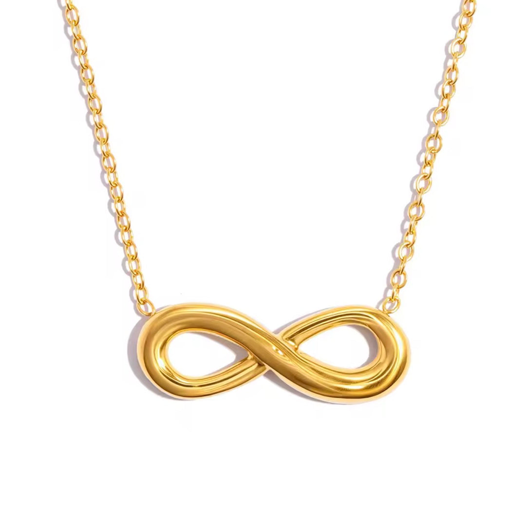 Zilver kiss ketting