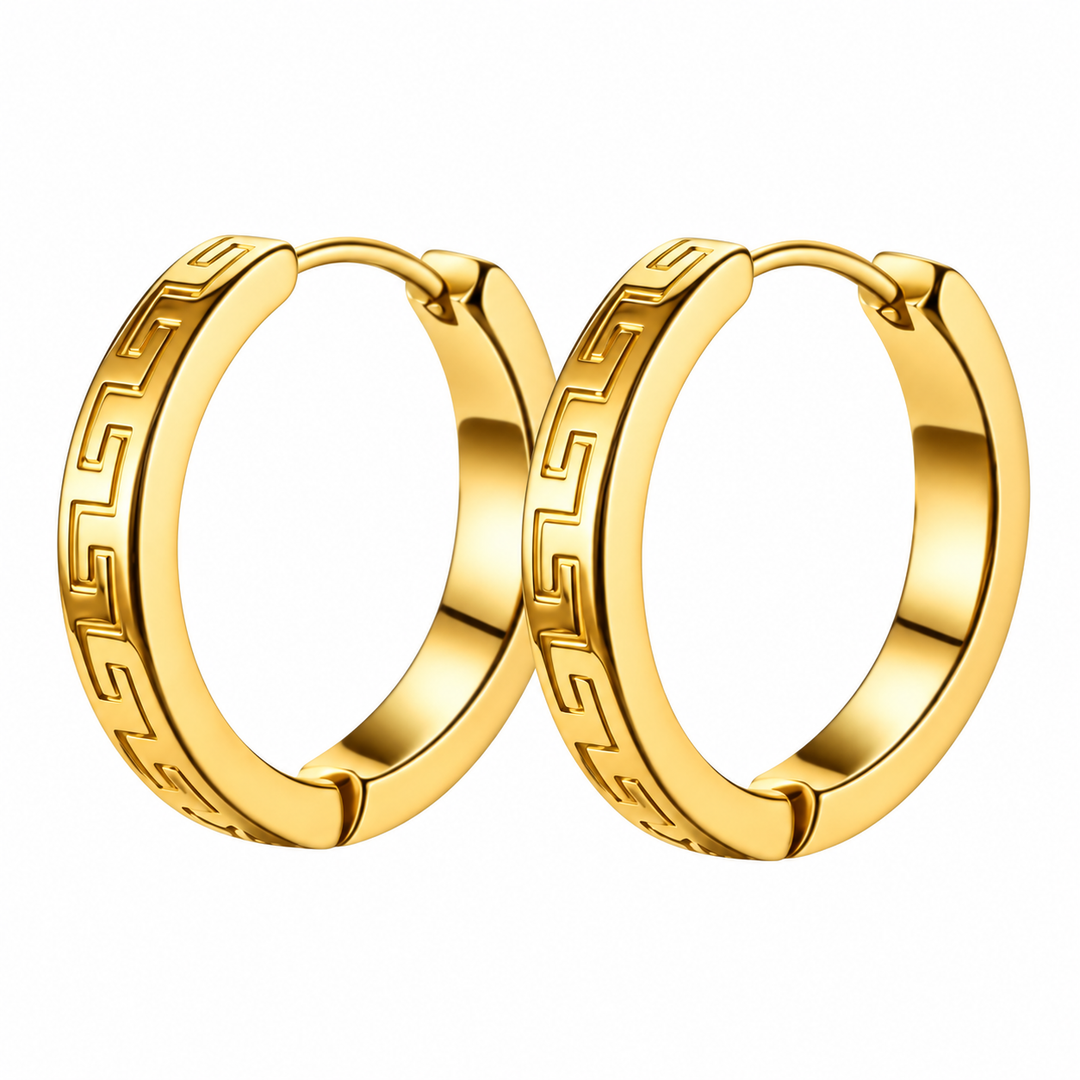 Golden Amour Hoops