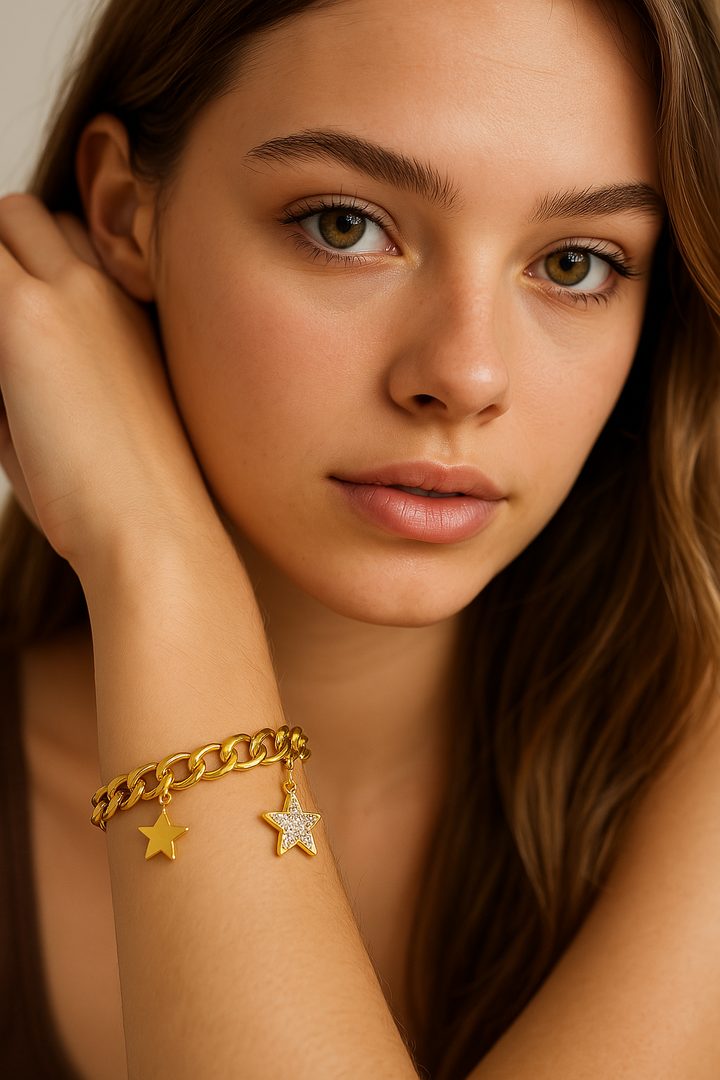 Gouden nicole armband