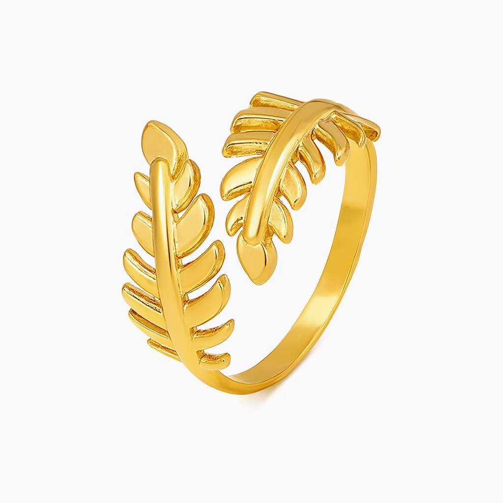 Golden Leaf ring