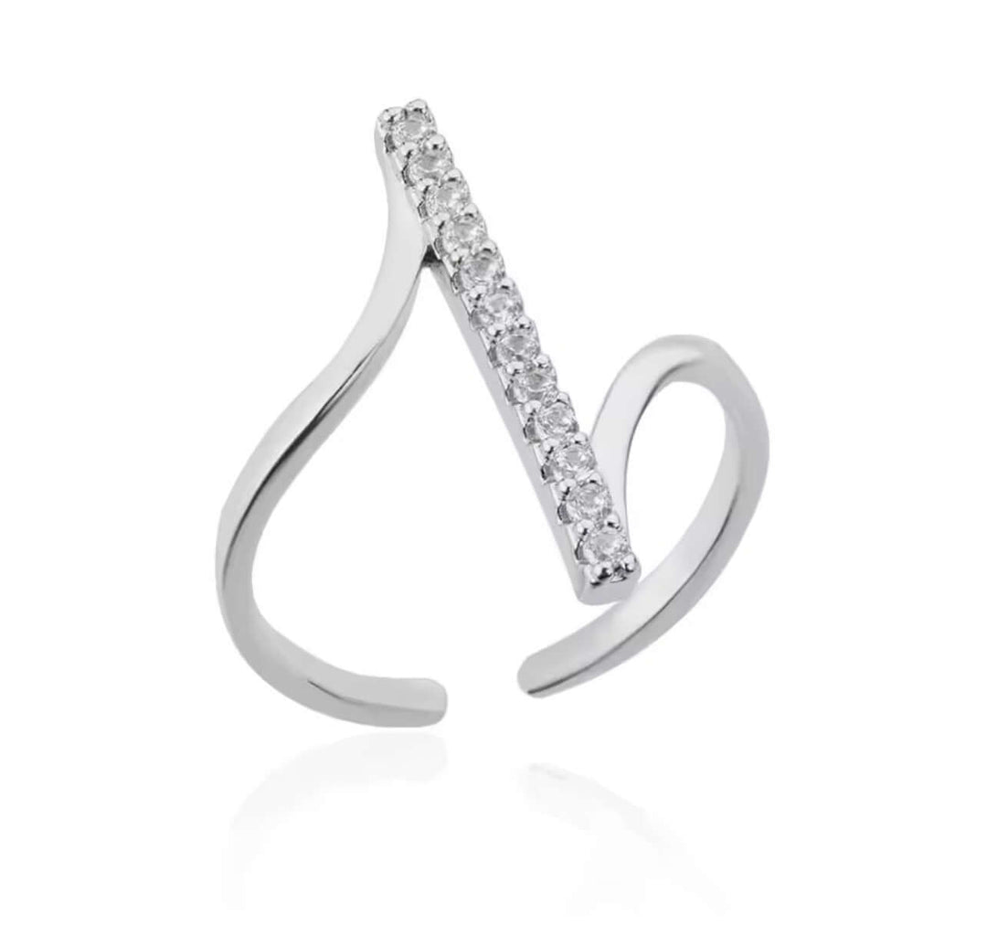 Dazzle Duo Ring – roestvrijstalen , waterbestendig en hypoallergeen