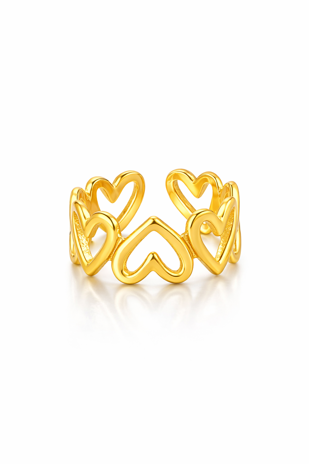 Happy heart ring