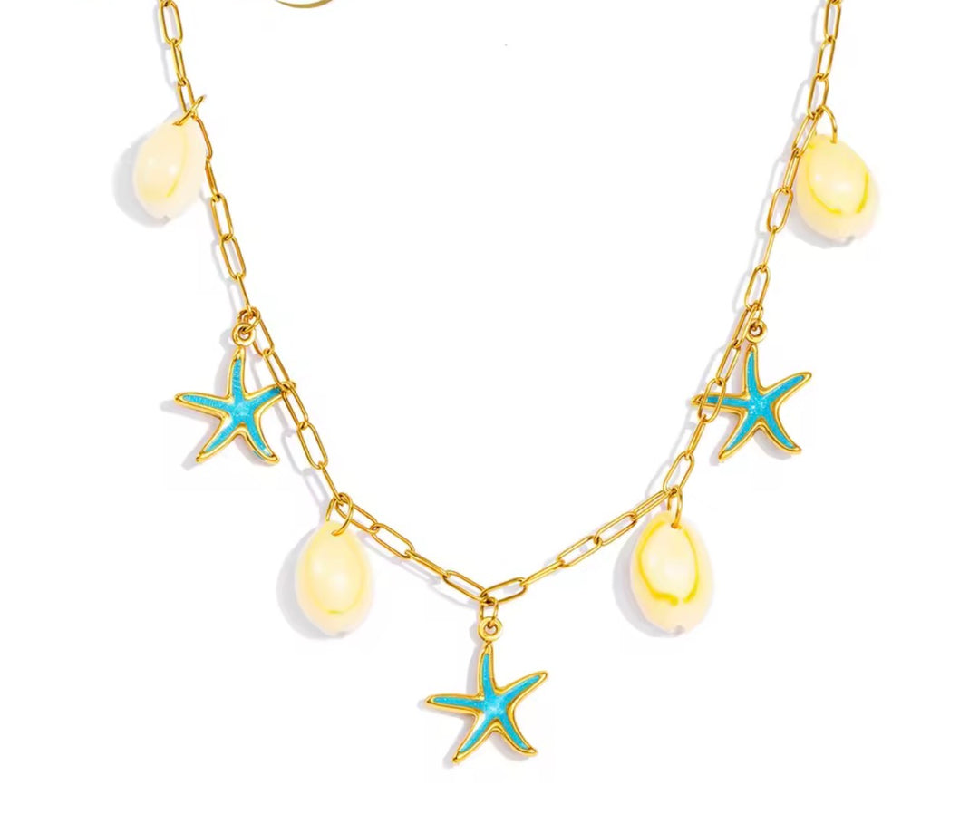Starry Seas ketting met zeesterren