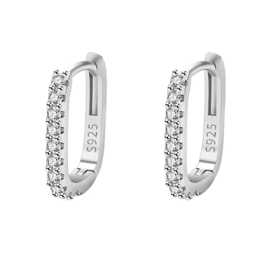 Silver Spark Earrings – roestvrijstalen , waterbestendig en hypoallergeen